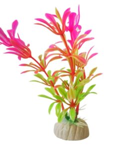 Aquarium Artificial Plants - 12cm - Pink