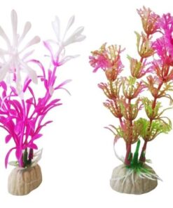 Aquarium Plastic Plants 12cm - Set Of 4 - Plant Set 1