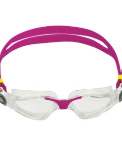 Aquasphere Kayenne Compact - Clear Lens - Transparent/Raspberry Swim Goggles