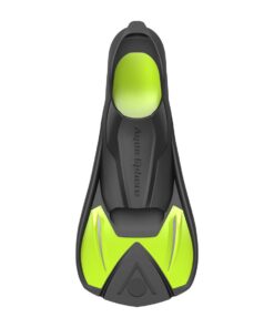 Aquasphere Microfin Swim Training Fin - Yellow, Black - S