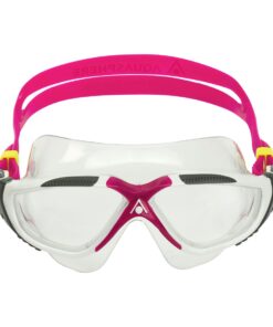 Aquasphere Vista - Clear Lens - White/Raspberry Swim Mask