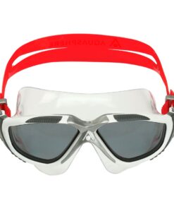 Aquasphere Vista - Smoke Lens - White/Red Swim Mask