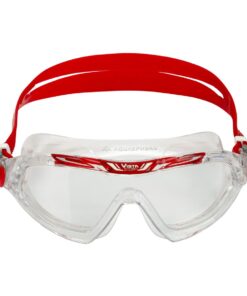 Aquasphere Vista XP - Clear Lens - Transparent/Red Swim Mask