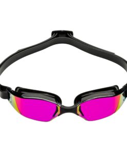 Aquasphere Xceed - Pink Titanium Mirrored Lens - Black/Black Swim Racing Goggles