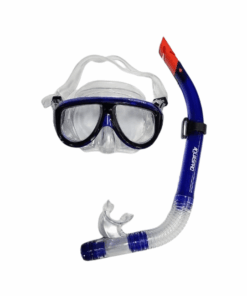 Aquaspro Advanced Mask & Snorkel Set - Blue
