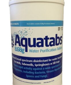 Aquatabs Water Treatment 8.68g Tub of 60