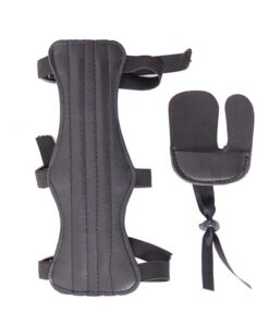 Archery Finger Guard Leather Arm Guard Archery Protective Gear Set