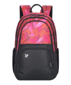 Arctic Fox - Prism School Backpack - Red/Black