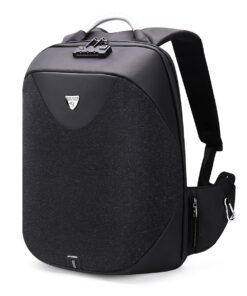 ArcticHunter Stylish Sapphire Anti Theft Laptop Bagpack and Bag with Lock - Black