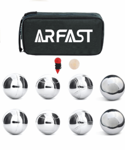 ARFAST - 8 Metal Balls Boule Game Set With Storage Bag