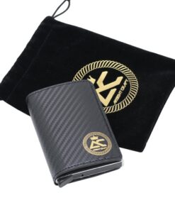 Argent Craft Minimalist Wallet with RFID Blocking - Carbon Fibre