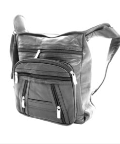 Armani Leather Sling Bag - Black