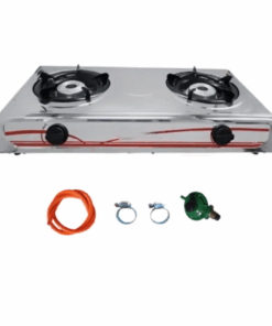 Arole AR201 2 Burner Stainless Steel Gas Stove