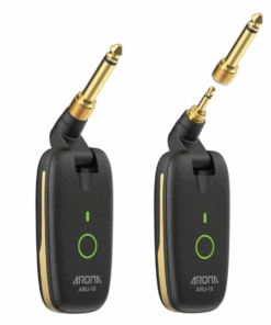 Aroma ARU-10 Wireless Rechargeable Guitar System UHF Transmitter & Receiver