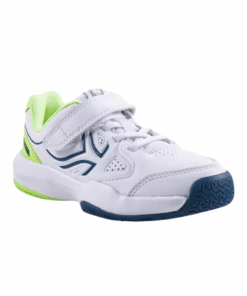 Artengo TS560 KD Kids' Tennis Shoes - White /Yellow - UK Junior 11.5