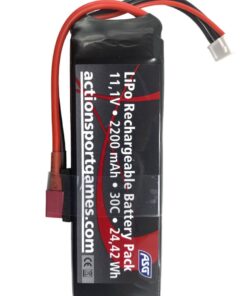 ASG 11,1V LiPo Airsoft Battery 2200 mah 30C T-Plug - 19813