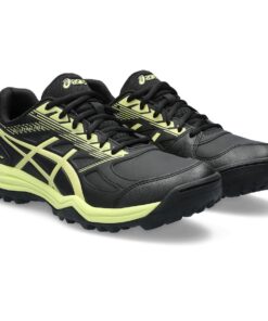 ASICS Men's Gel-Lethal Field Hockey Shoes - Black/Glow Yellow - UK 10