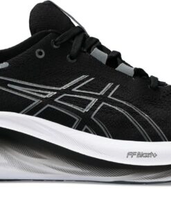 Asics Men's Gel-Nimbus 26 Wide Road Running Shoes - Black/Graphite Grey - UK 8