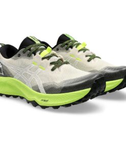 ASICS Men's GEL-Trabuco 12 Trail Running Shoes - Oatmeal/White - UK 7