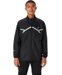 Asics Men's Lite-Show Running Jacket - Performance Black - M
