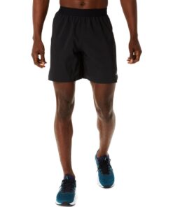 ASICS Men's Road 2-In-1 7-Inch Shorts - Performance Black/Carrier Grey - S