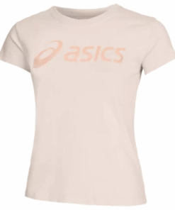 ASICS Women's Asics Big Logo Tee - Rose Dust/Pale Apricot - XS