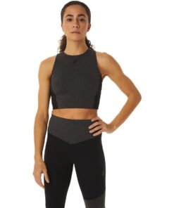 ASICS Women's Flexform Colour Block Bra Training Top - Black - M
