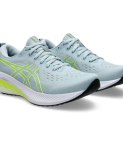 ASICS Women's GEL-EXCITE 10 Road Running Shoes - Cool Grey/Safety Yellow - UK 4