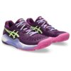 Asics Women's GEL-RESOLUTION 9 PADEL Padel Shoes - Deep Mauve/Lime Green - UK 8