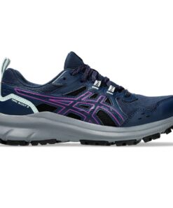 ASICS Women's Trail Scout 3 Trail Running Shoes - Night Sky/Bold Magenta - UK 7