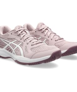 Asics Women's Upcourt 6 Indoor Sport Shoes - Watershed Rose/White - UK 9