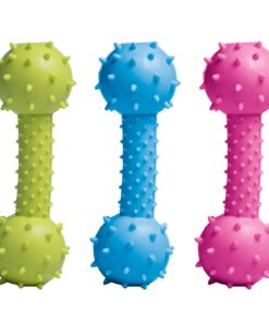 Assorted colour Dog Play Bone With Bell