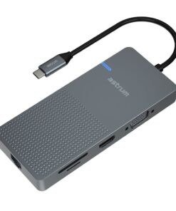 Astrum DA090 USB C Docking Station 9-in-1 VGA HDMI LAN USB-C PD TF SD USB