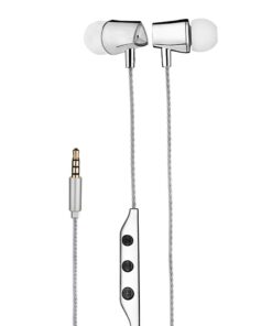 Astrum EB360 Wired In-Ear Earphones with Mic, 3.5mm Aux, In-Wire Remote - White