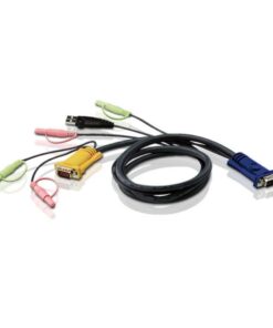 Aten 1.8m USB KVM Cable with 3 in 1 SPHD and Audio