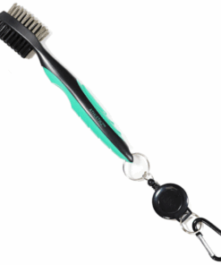 Atheltikz Golf Club Brush & Groove Cleaner - Golf Essential - Wire & Nylon - Green