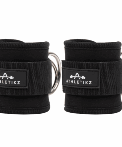 Athletikz Ankle Straps for Cable Machine & Pulley - Gym Glute Cuffs -2 Pack