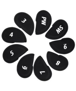 Athletikz Golf Club Iron Head Covers - Neoprene - 9 Pack - Universal Fit