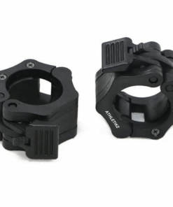 Athletikz Quick Release Barbell Clips-Clamps - 25mm - Pack of 2 - Black
