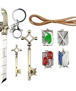 Attack on Titan Weapon and Keychain Box Set