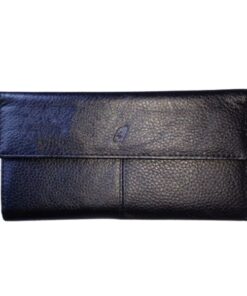 Attractive Ladies Genuine Leather Wallet - Camel Mountain - Black FIH5126