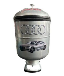 Audi Designed Cooler Box With Built-In Tap - 10l - Silver