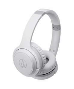 Audio Technnica ATH-S200BT - Wireless Bluetooth On-Ear Headphones (White)