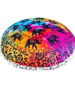 Aura Luxury Meditation Cushion - Blissful Elephant - 50cm Diameter