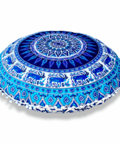 Aura Luxury Meditation Cushion - Plush Velvet - Pavitra - 50cm Diameter