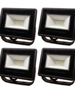 AUSMA 4 Pack 10W LED Floodlight IP66 Waterproof