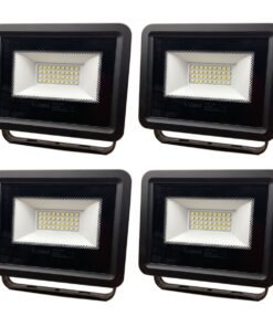 AUSMA 4 Pack 30W LED Floodlight IP66 Waterproof Flood Light for Outdoor