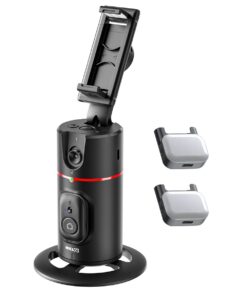 Auto Face/Humanoid Phone Tracking Gimbal with Phone Stand & Fill Light