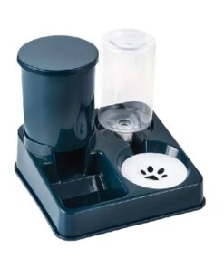 Automatic Pet Feeder and Water Dispenser Set with removable Barrels