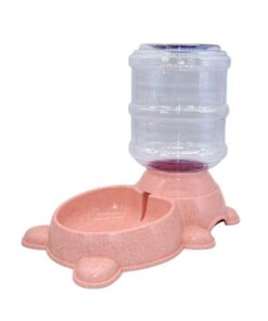 Automatic Pet Feeder Large Capacity Water Dispenser - Pink